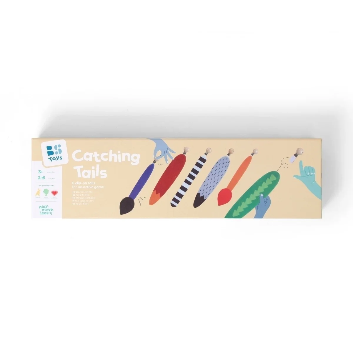 BS Toys Catching Tails Outdoor Active Game for Kids, Fun Running Play