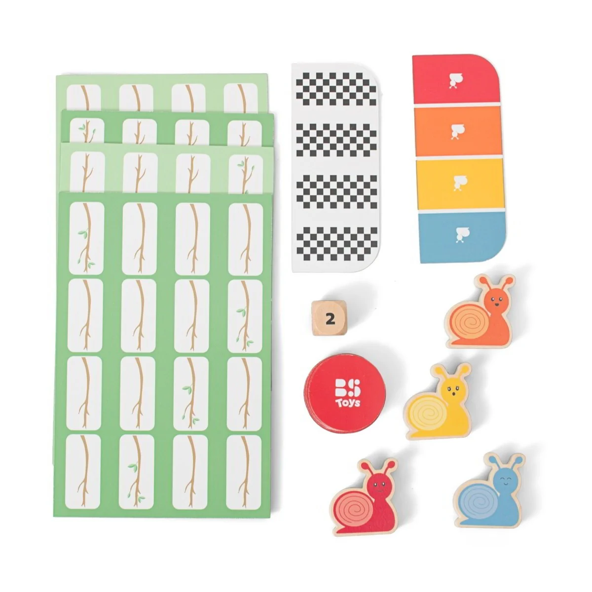 BS Toys Snail Race Game for Kids, Fun Colour Dice Board Game