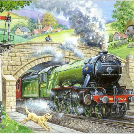 House of Puzzles Train Spotting Jigsaw Puzzle Big 250 Piece for Adults