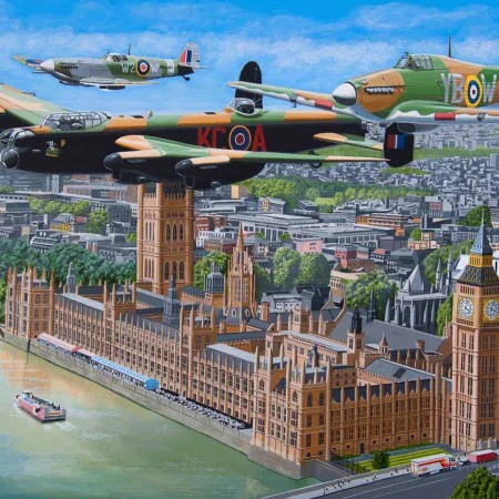 House of Puzzles Fly Past Jigsaw Puzzle 500 Piece for Adults & Seniors