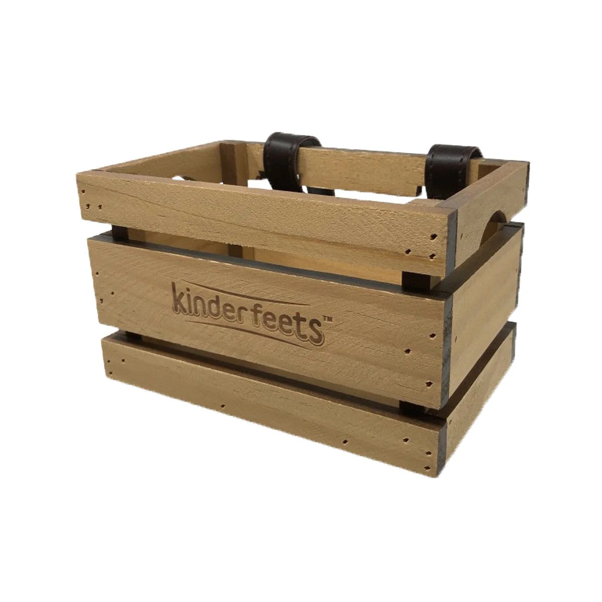 Kinderfeets Wooden Crate for Balance Bike or Tiny Tot Trike