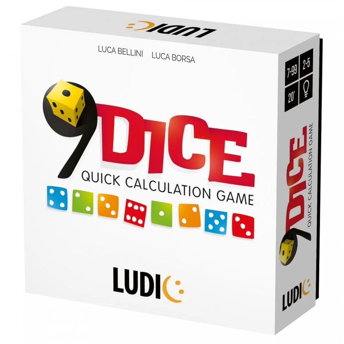 Ludic Nine Dice Fun Board Game for Strategy and Skill Development
