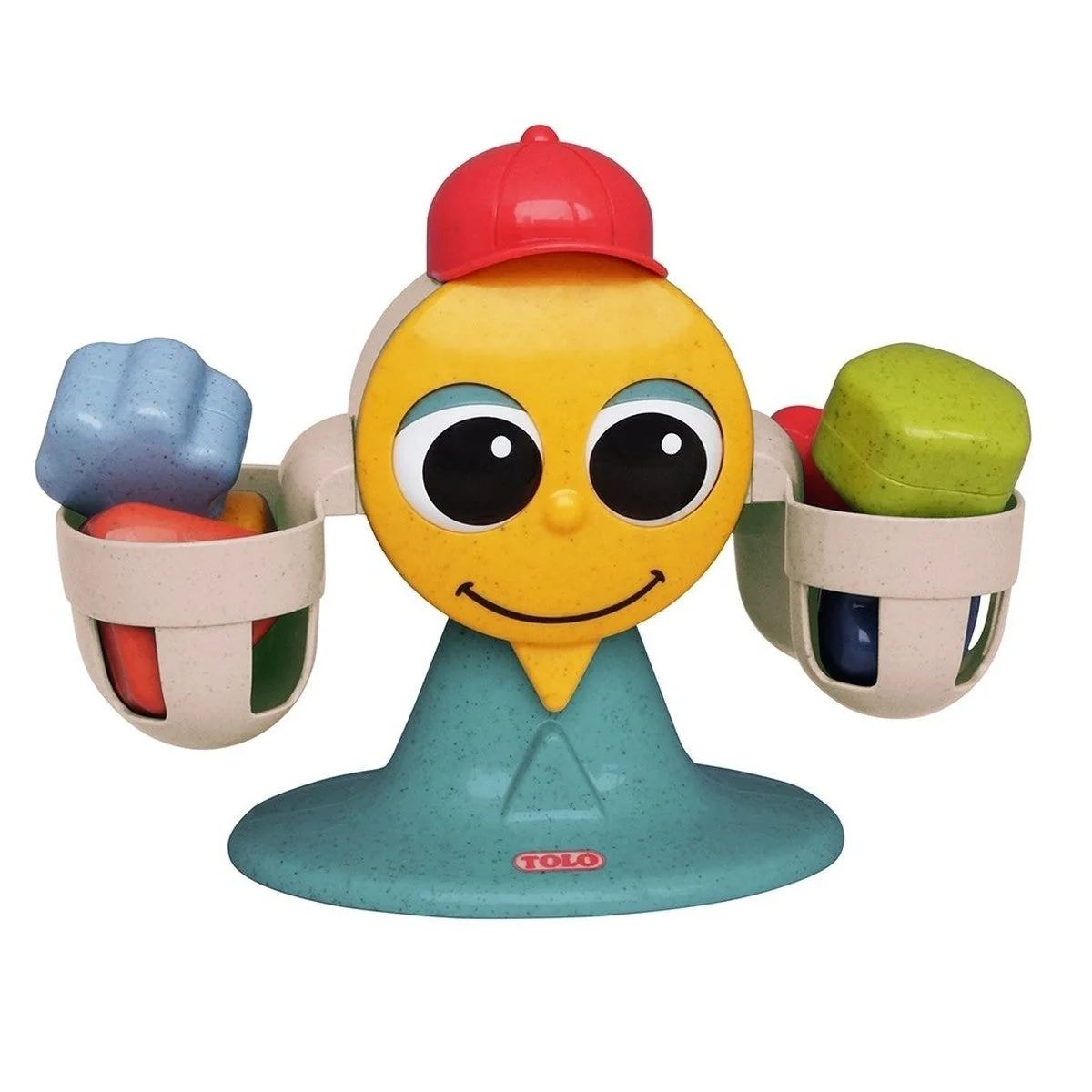 Tolo Toys Organic Bioplastic Balancing Toy Stacking Shapes Game for Toddlers