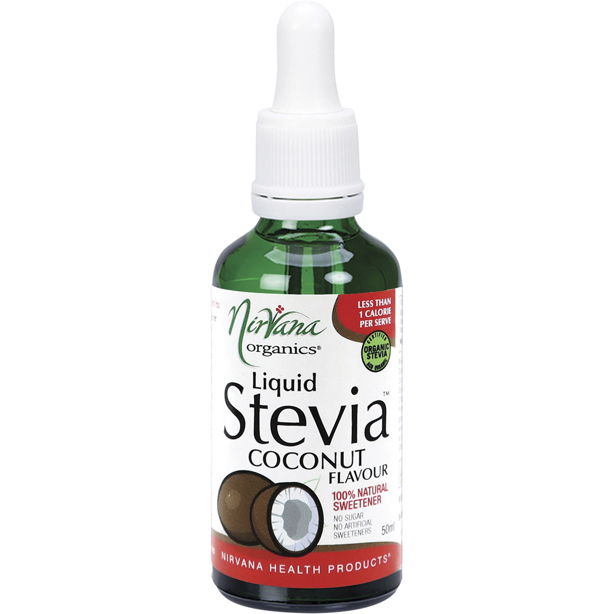 Nirvana Organics Liquid Stevia Coconut 50ml