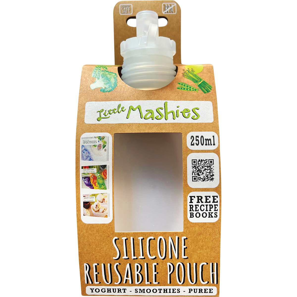 Silicone Reuseable Pouch 250ml