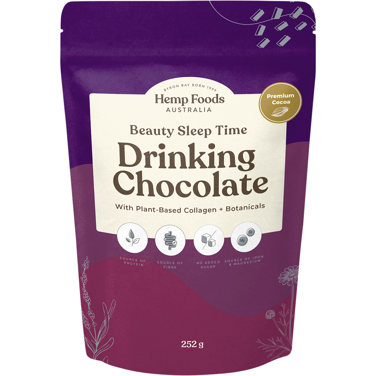 Hemp Foods Australia Drinking Chocolate Beauty Sleep Time