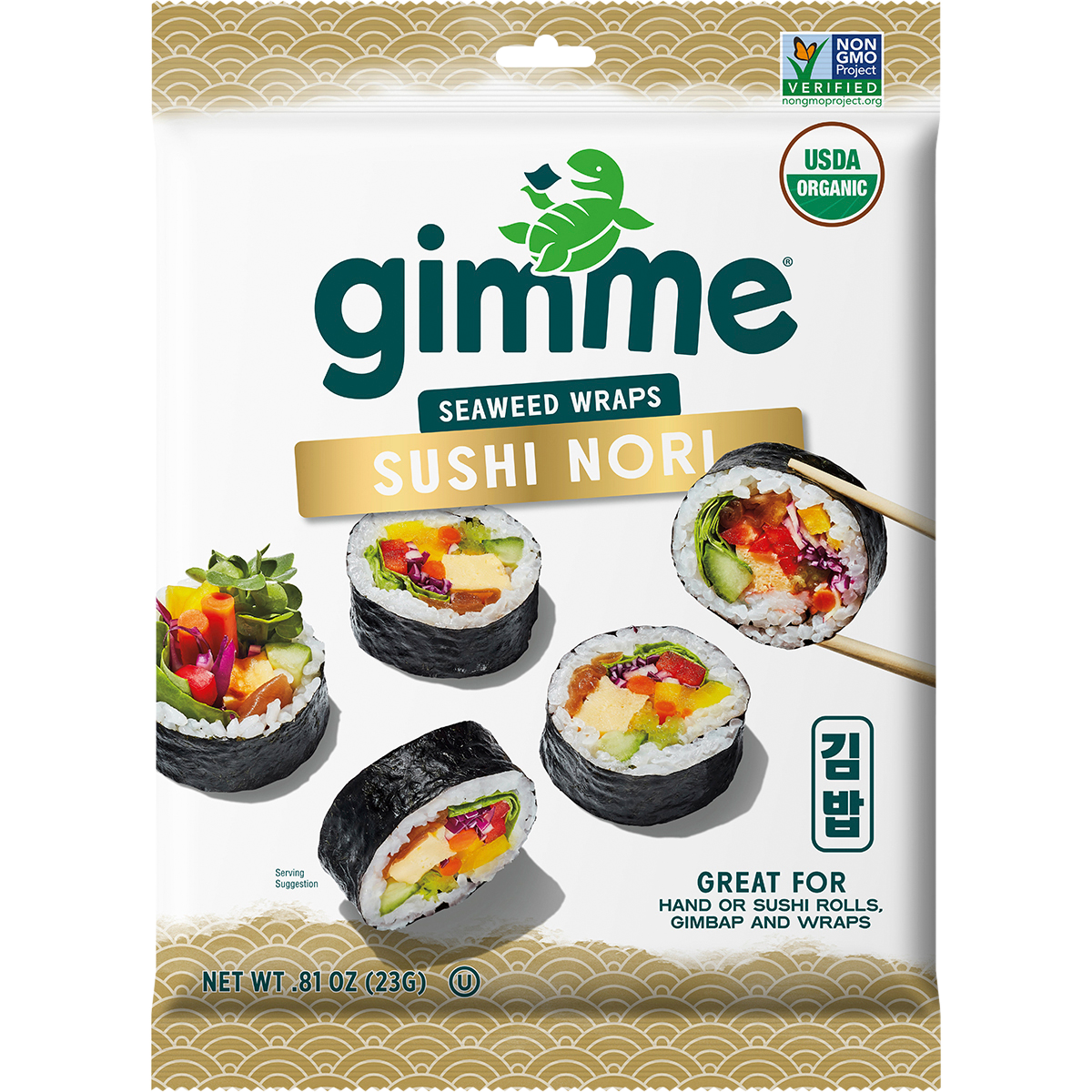 Roasted Seaweed Sushi Nori 9 Sheets 23g