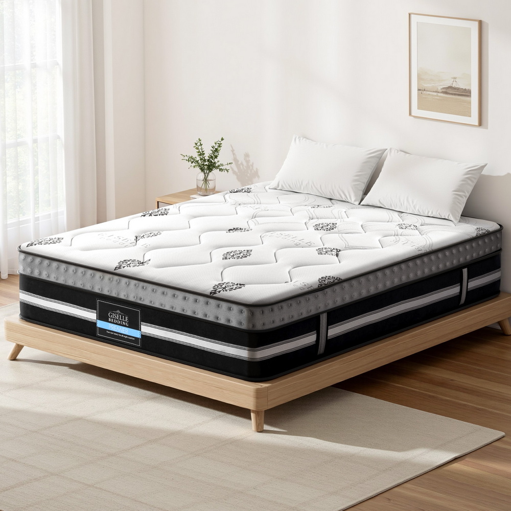 Giselle Bedding Mattress 35cm Bed in a Box Pocket Spring Gel Memory Foam