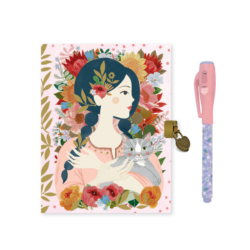 Djeco Oana Secret Notebook with Magic Pen