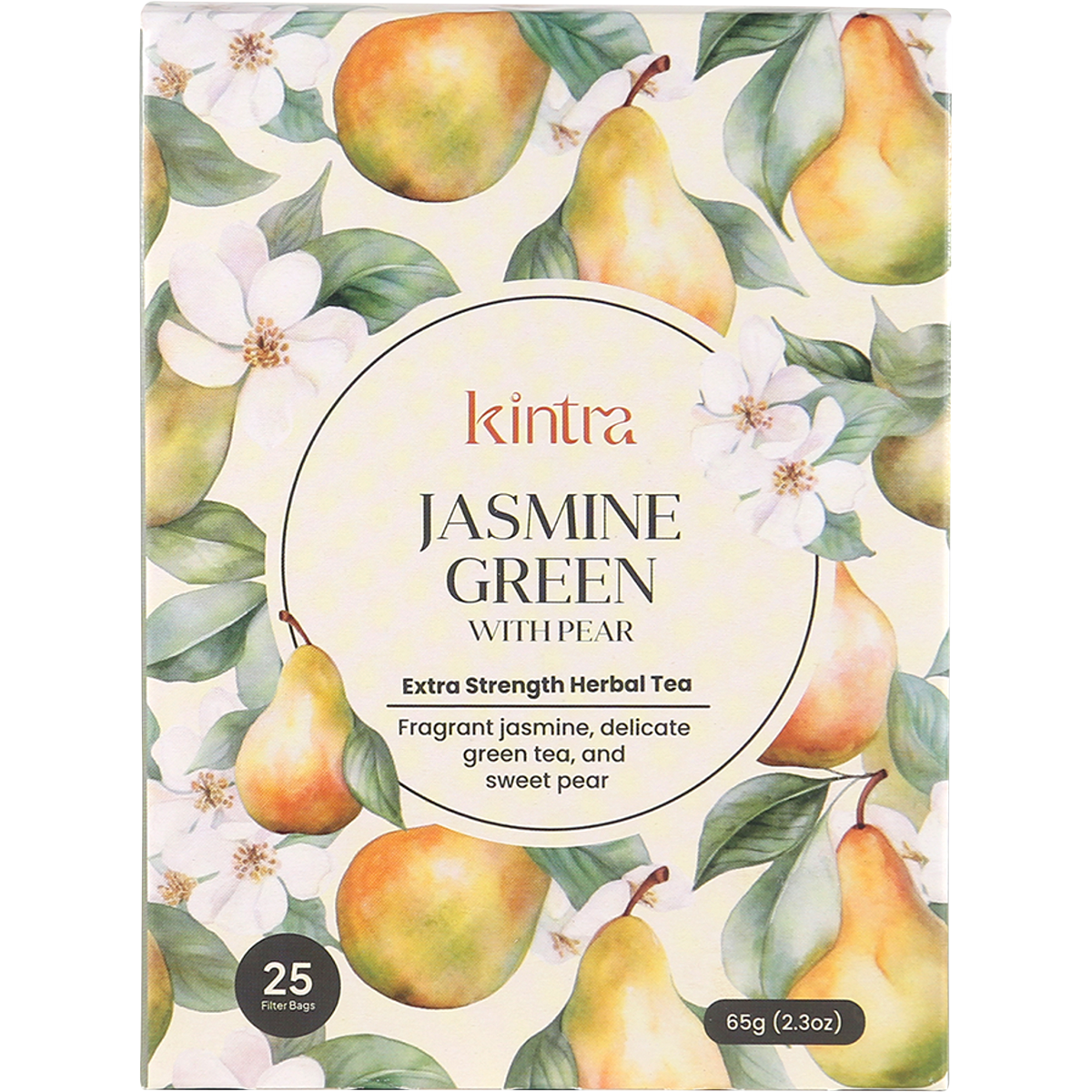 Herbal Tea Bags Jasmine Green with Pear 25pk