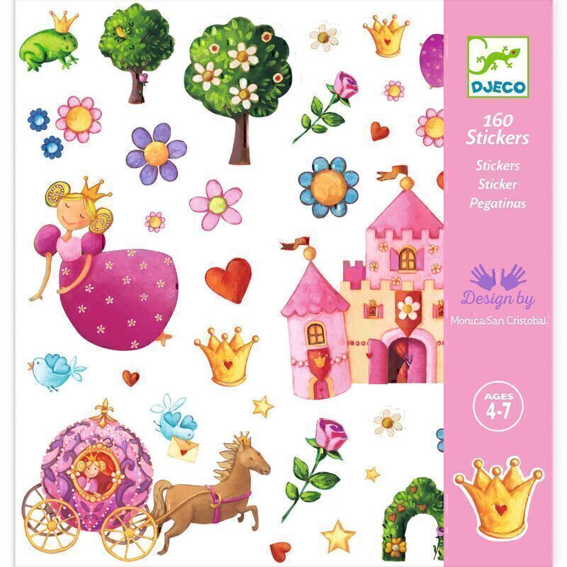 Djeco Princess Marguerite 160 Stickers