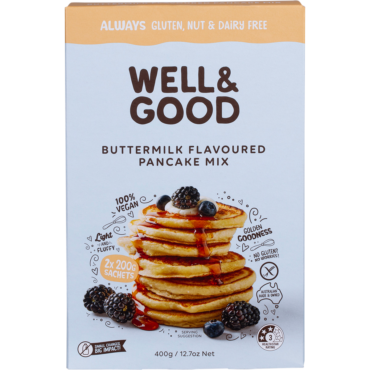 Buttermilk Flavoured Pancake Mix 2x200g