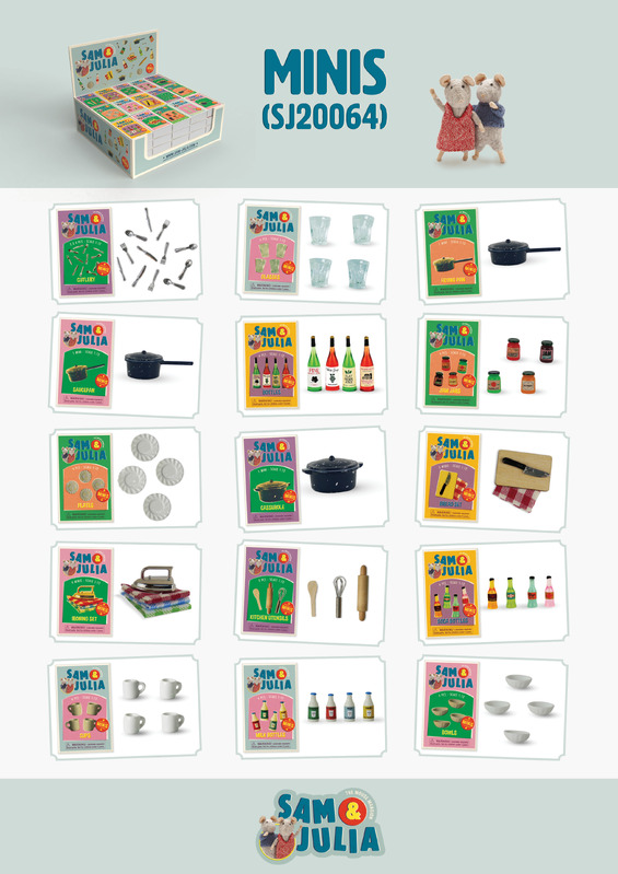 Sam & Julia Minis Display 1 (includes 60 minis)