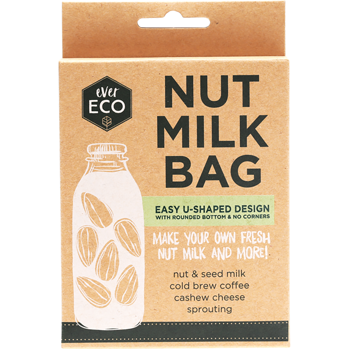 Nut Milk Bag U-Shaped Design