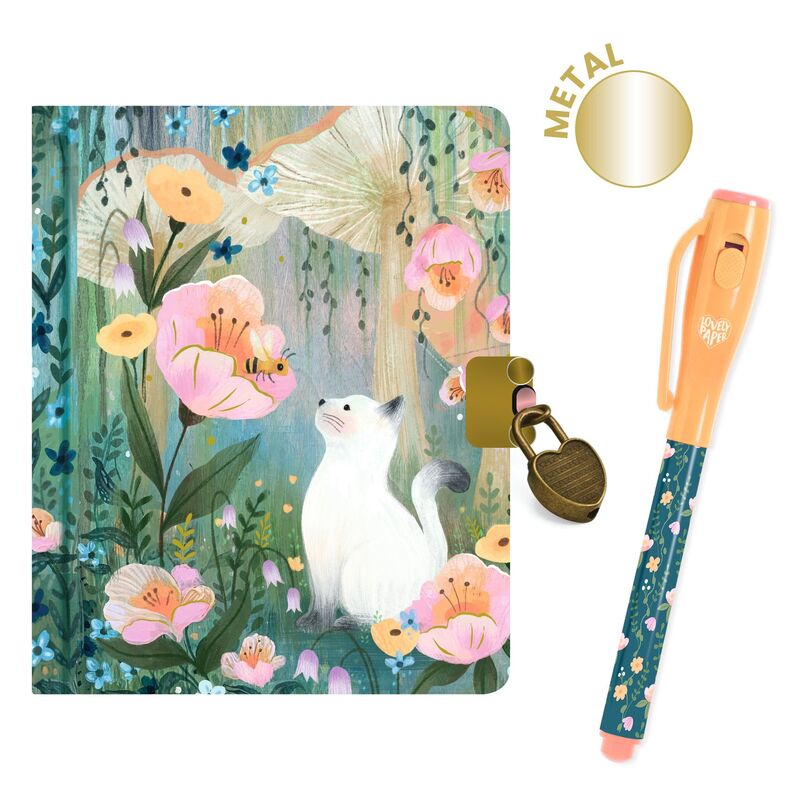 Djeco Kendra Little Secret Notebook with Magic Pen