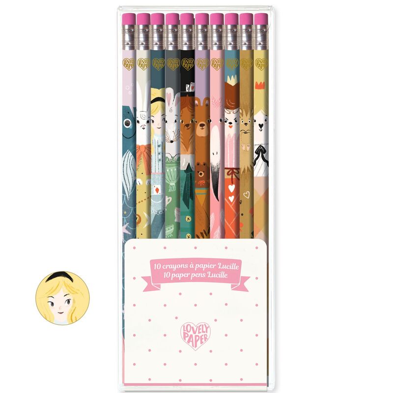 Djeco Lucille Set of 10 Pencils