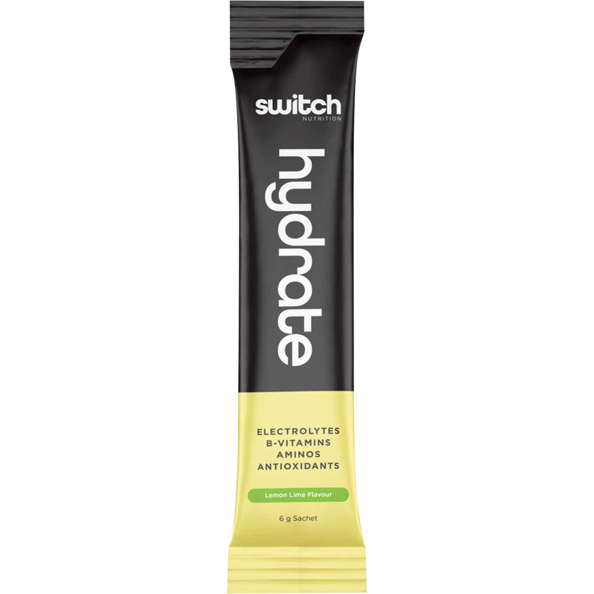 Switch Nutrition Hydrate Electrolytes No Added Sugar 20x6g