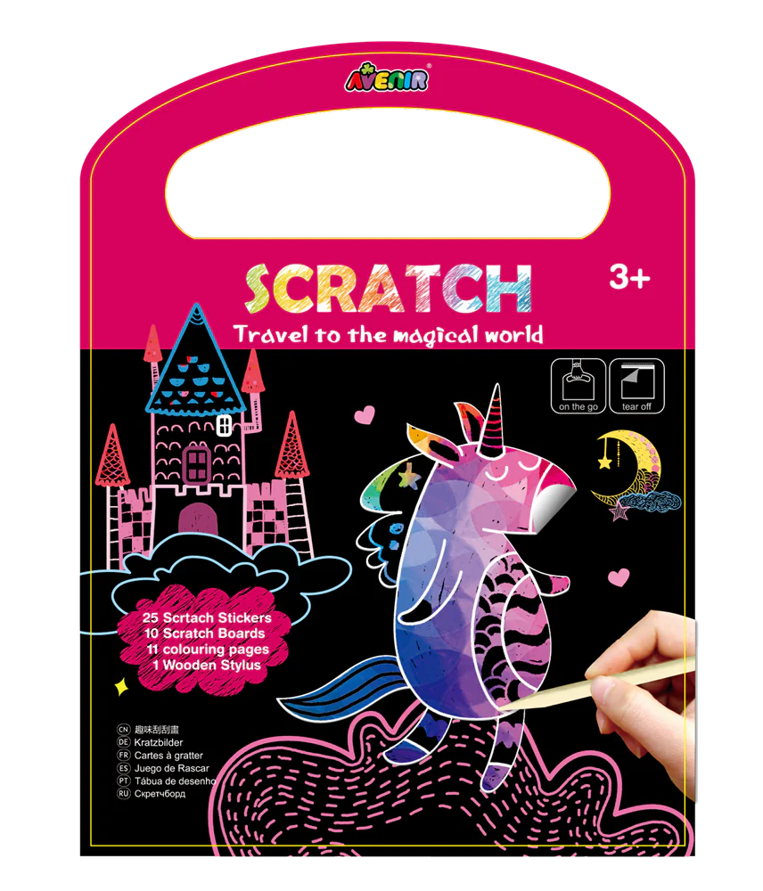 Avenir Scratch Book Travel to the Magical World