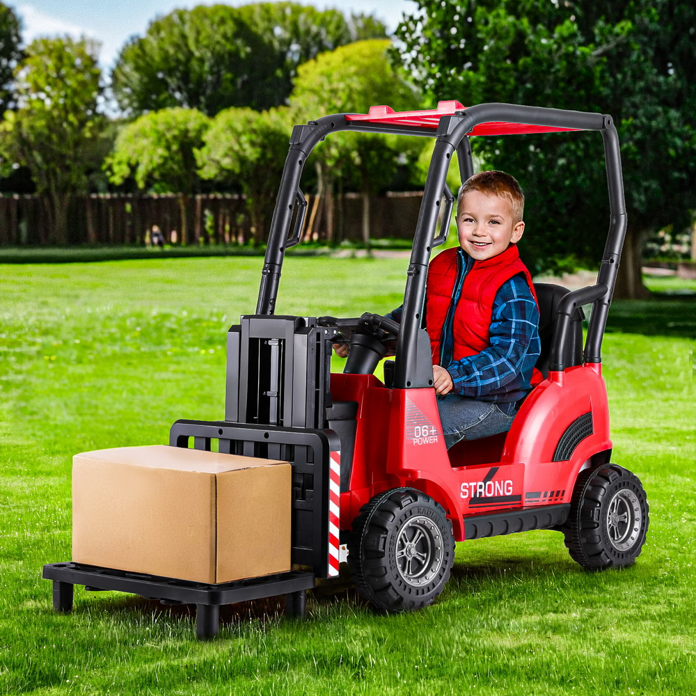 Rigo Kids Electric Ride On Car Forklift Loader Toys Cars Horn Remote 12V