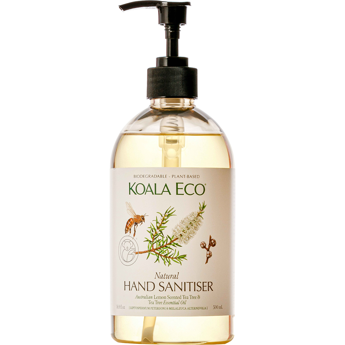 Hand Sanitiser Lemon Scented Tea Tree & Tea Tree 500ml
