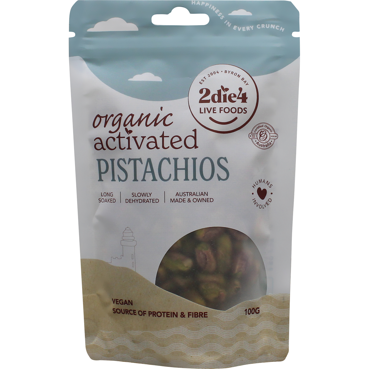 2die4 Live Foods Organic Activated Pistachios