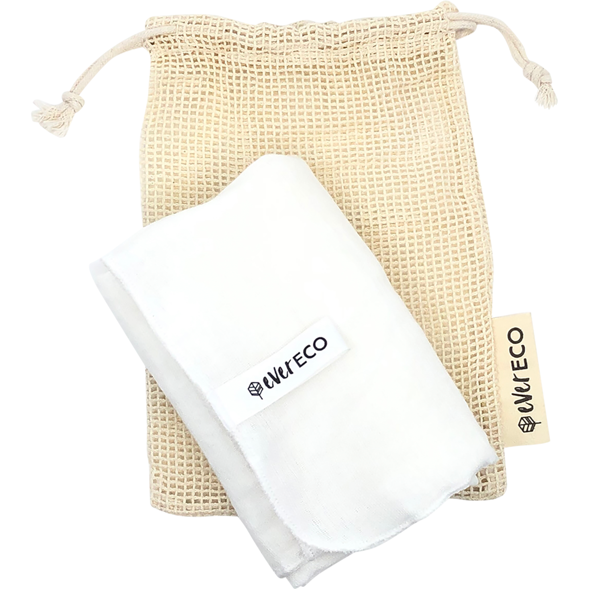 Muslin Facial Cloths with Cotton Wash Bag