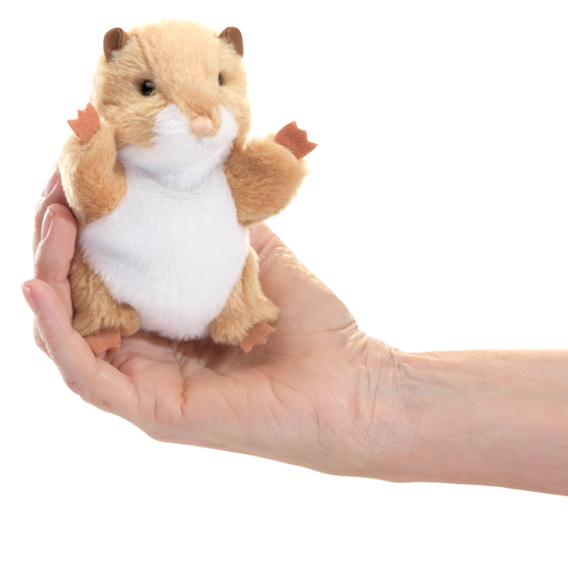 Folkmanis Pack of 4 Hamster Finger Puppets