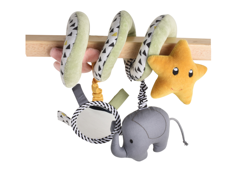 Tikiri Tikiri Elephant Spiral - Machine-washable