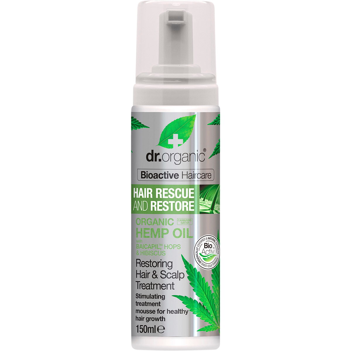 Hair & Scalp Treatment Mousse Rescue Restore Hemp Oil 150ml