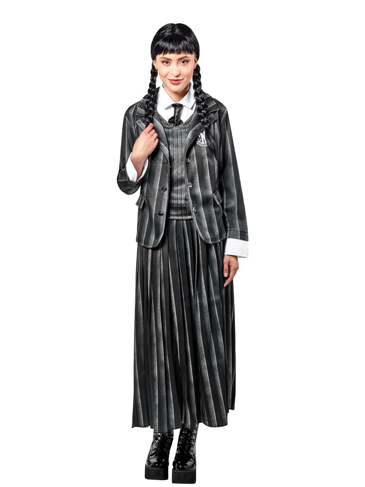 Rubies Wednesday Nevermore Deluxe Black Costume (Netflix), Adult