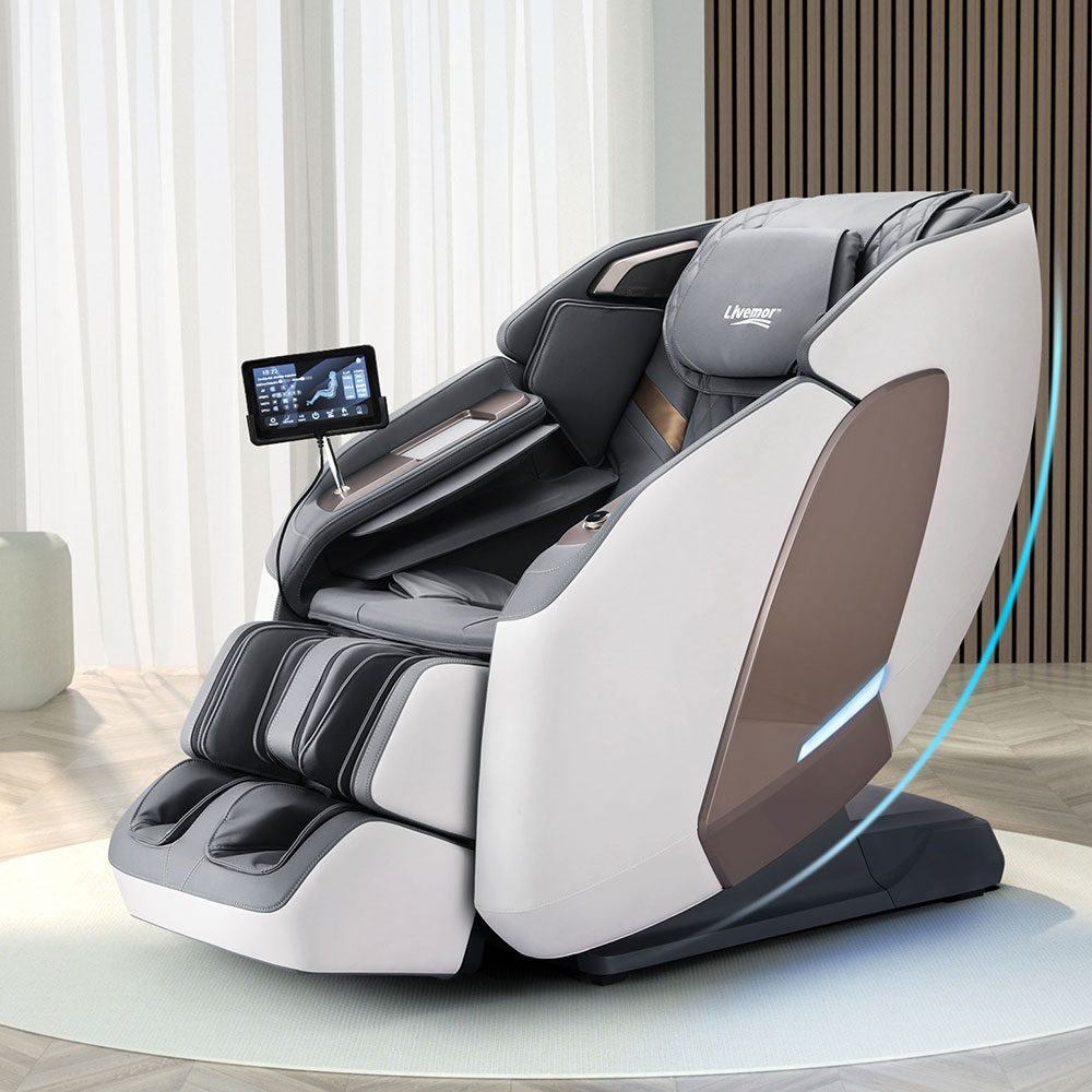 Livemor 4D Massage Chair Electric Recliner Double Core Mechanism Massager Melisa