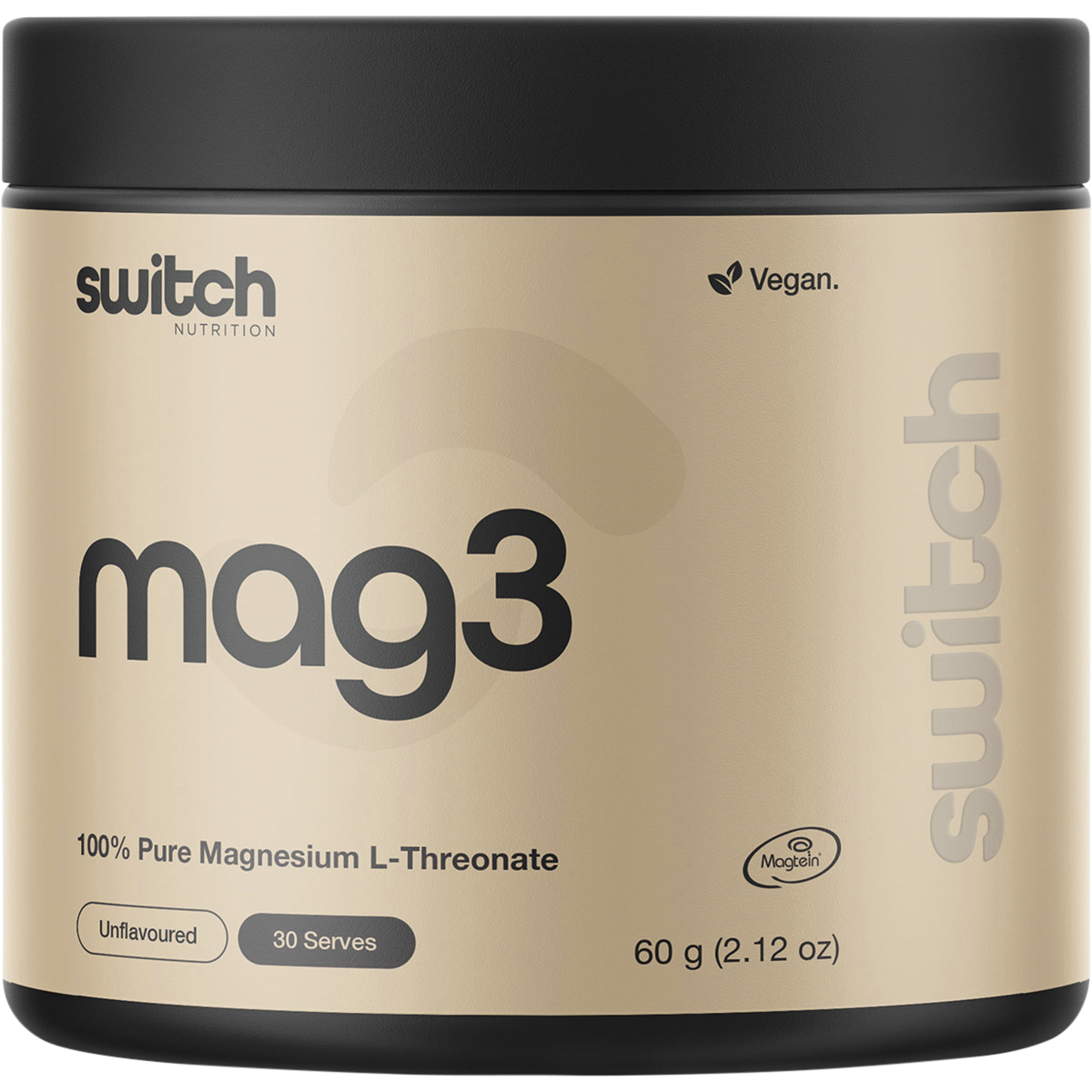 Mag3 100% Pure Magnesium L-Threonate - Unflavoured 60g