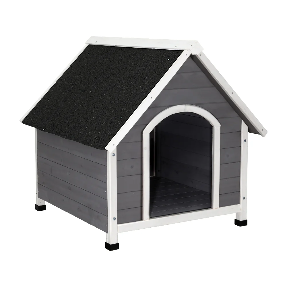 i.Pet Dog Kennel Wooden House Outdoor Indoor Puppy Pet Cabin Weatherproof