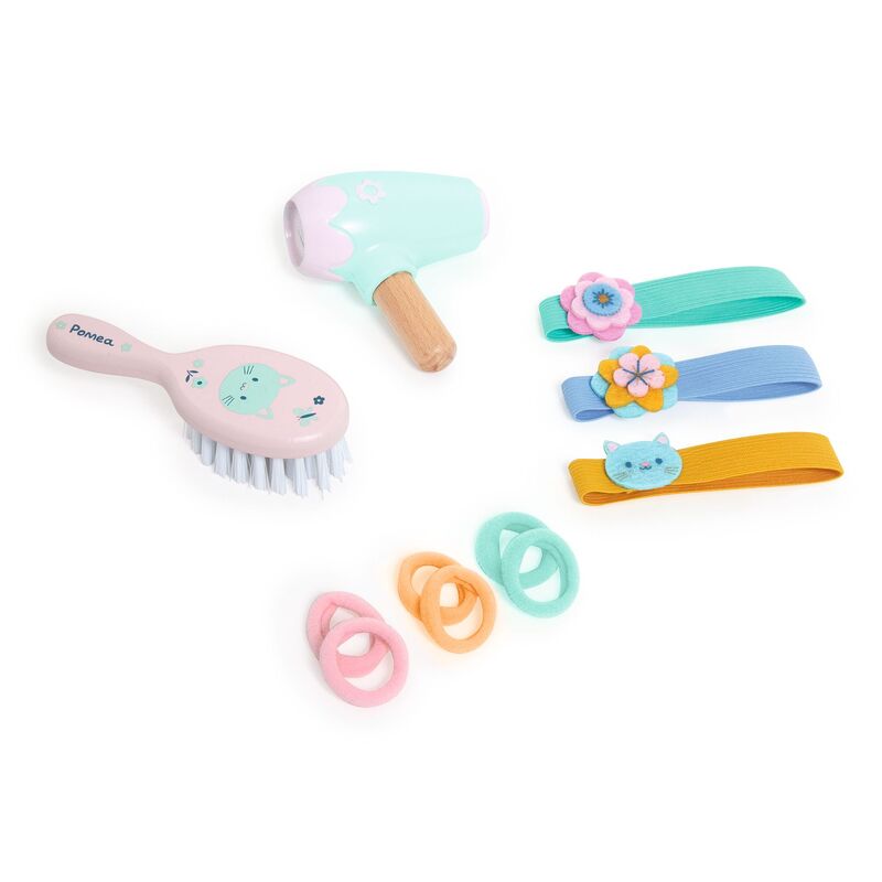Djeco Lovely Doll Baby Pomea Hairdressing Set
