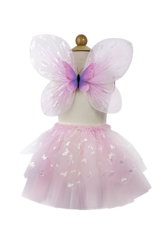 Great Pretenders Flutter Butterfly Skirt & Wings Size 4-6
