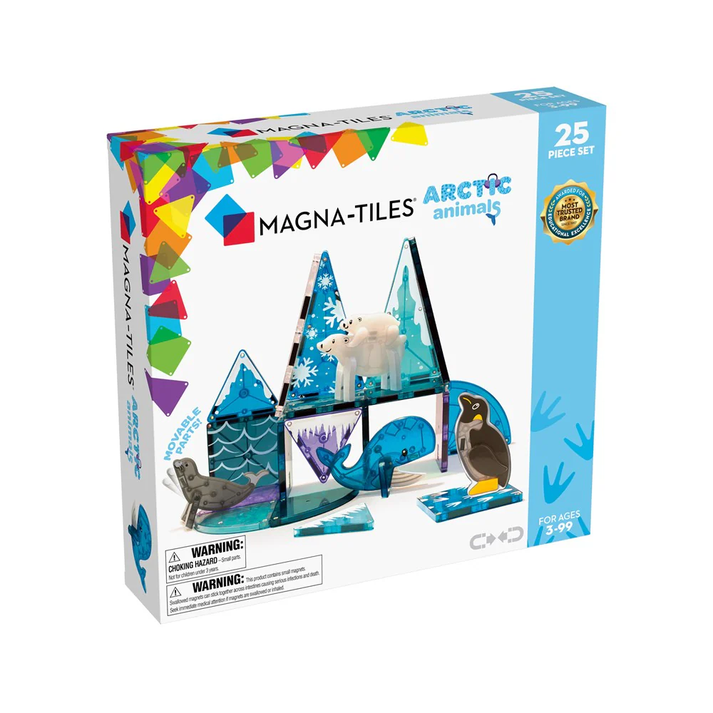 MAGNA-TILES Arctic Animals 25 Piece Set