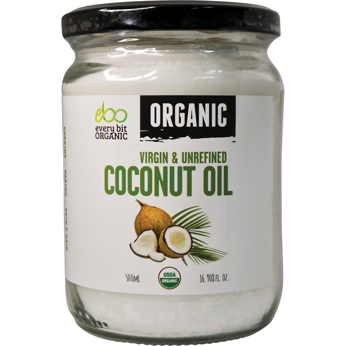 Coconut Oil Virgin & Unrefined 500ml