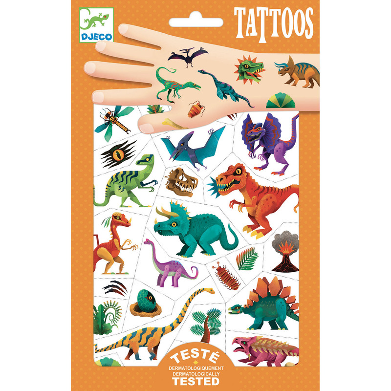 Djeco 50+ Dino Club Tattoos