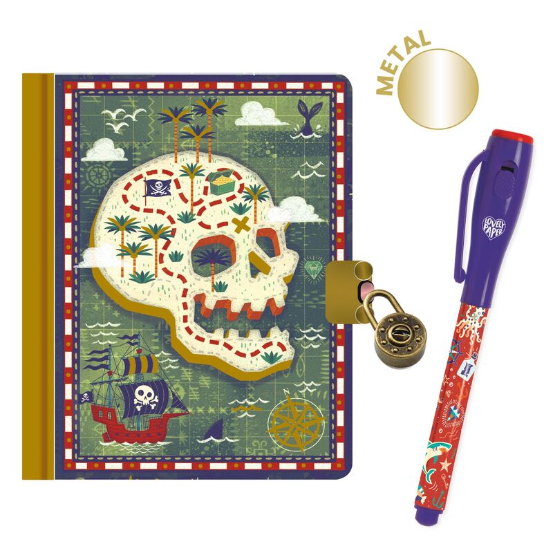 Djeco Steve Little Secret Notebook with Magic Pen