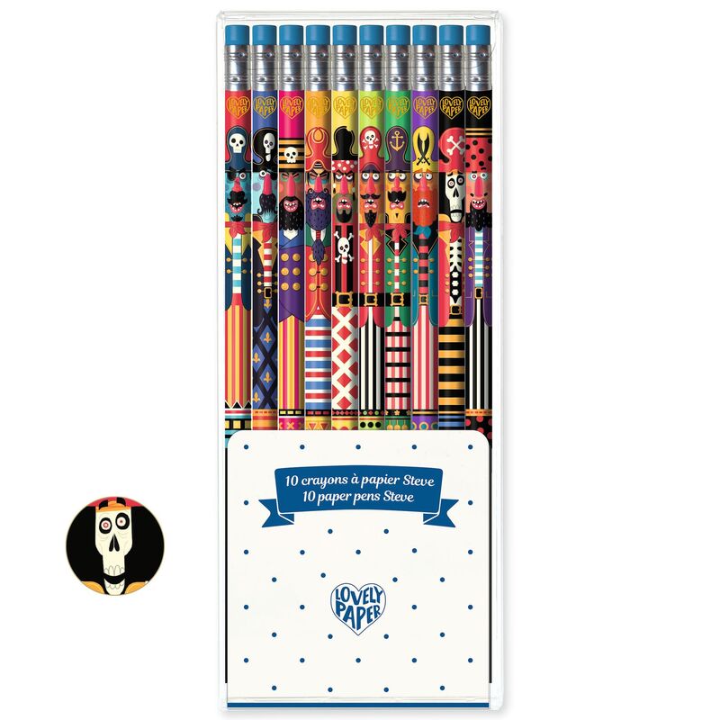 Djeco Steve Set of 10 Pencils