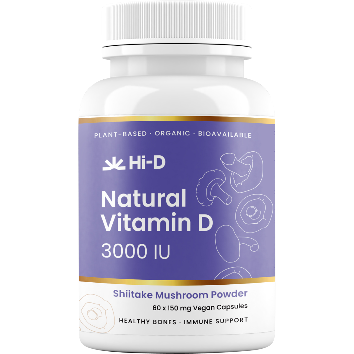 Natural Vitamin D 3000 IU 60 Caps