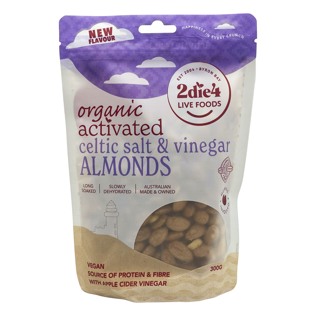 Organic Activated Celtic Salt & Vinegar Almonds