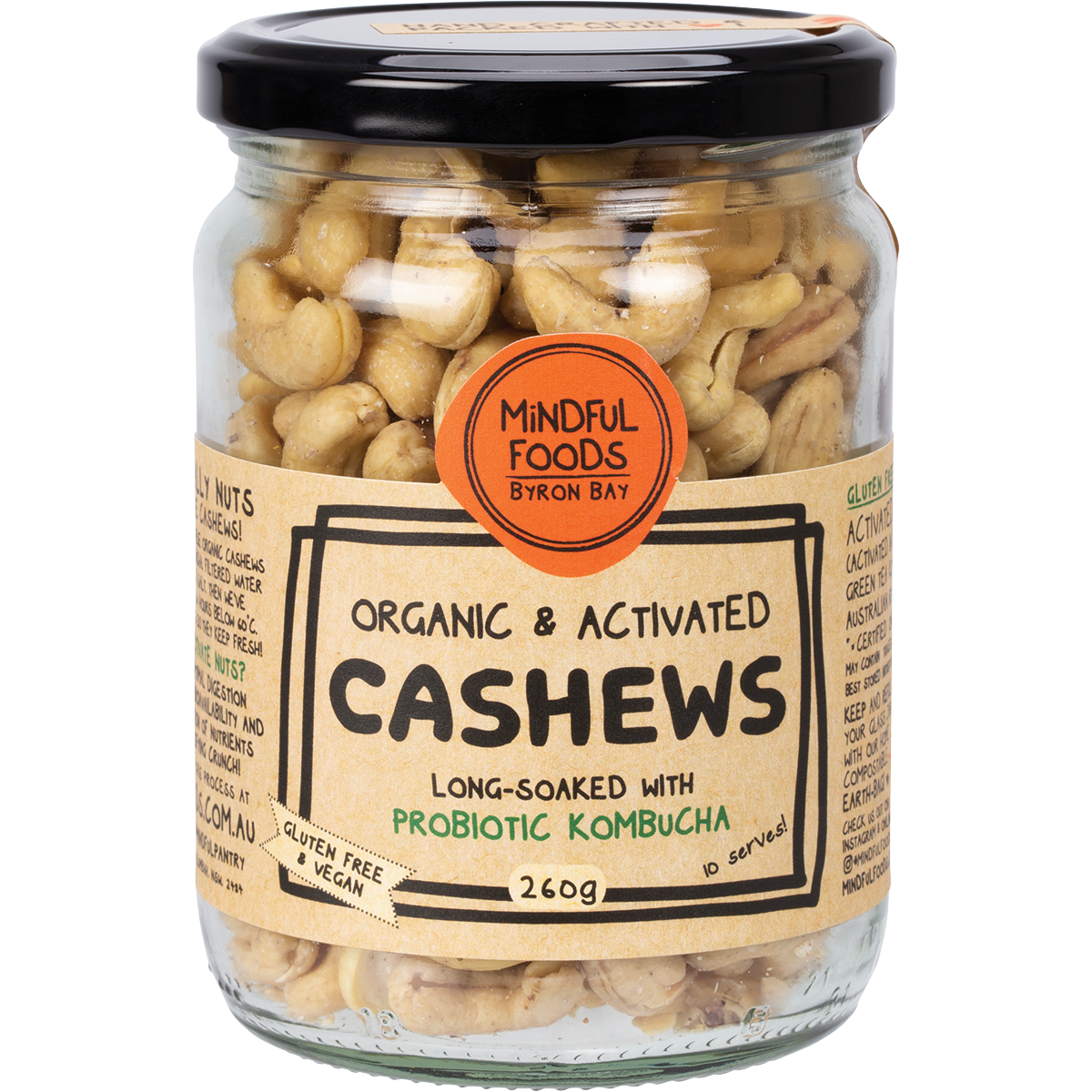 Mindful Foods Cashews Organic & Activated