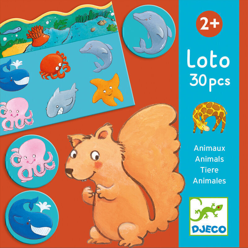 Djeco 30 piece Animals Lotto Game