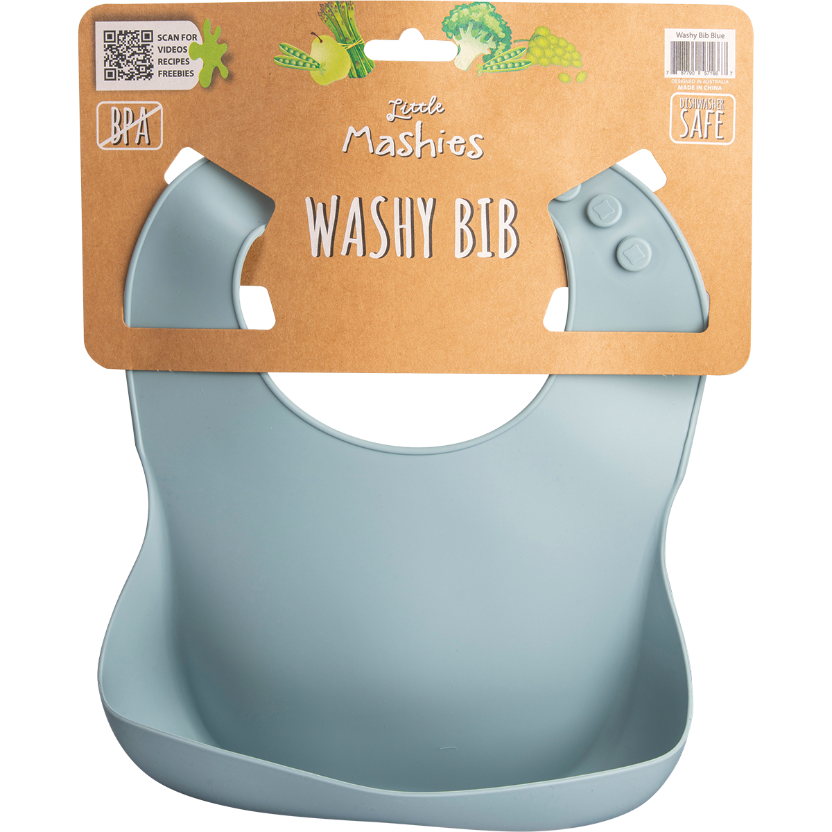 Little Mashies Silicone Washy Bib