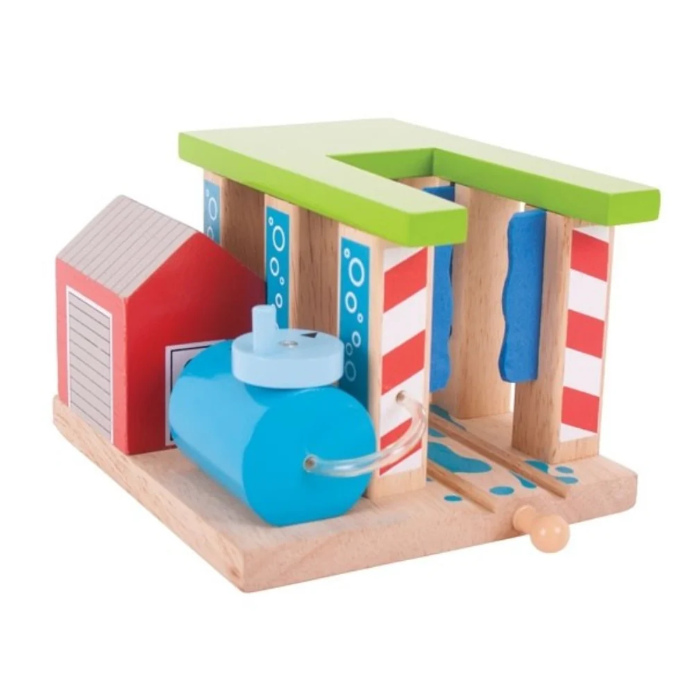 Bigjigs Rail Wooden Train Washer Railway Accessory for Wooden Train Sets