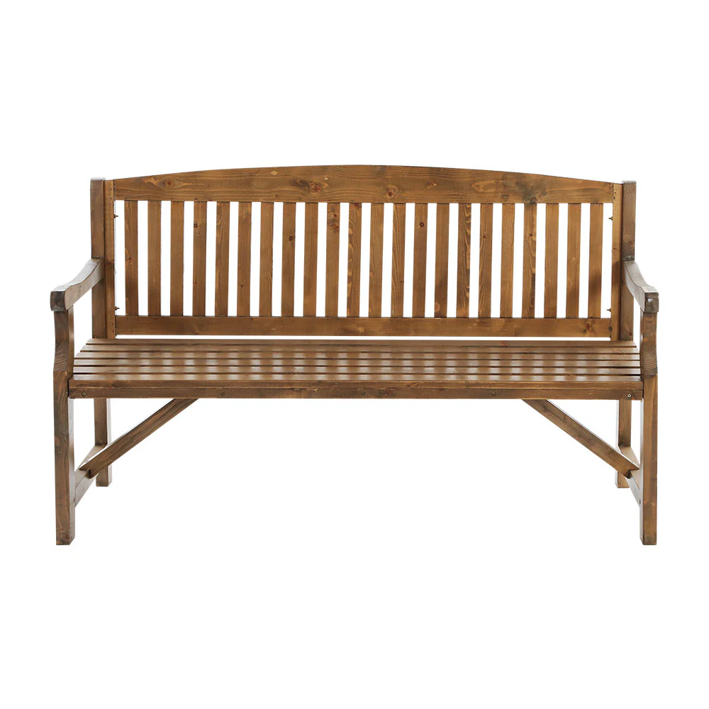Gardeon 5FT Outdoor Garden Bench Wooden 3 Seat Chair Patio Furniture