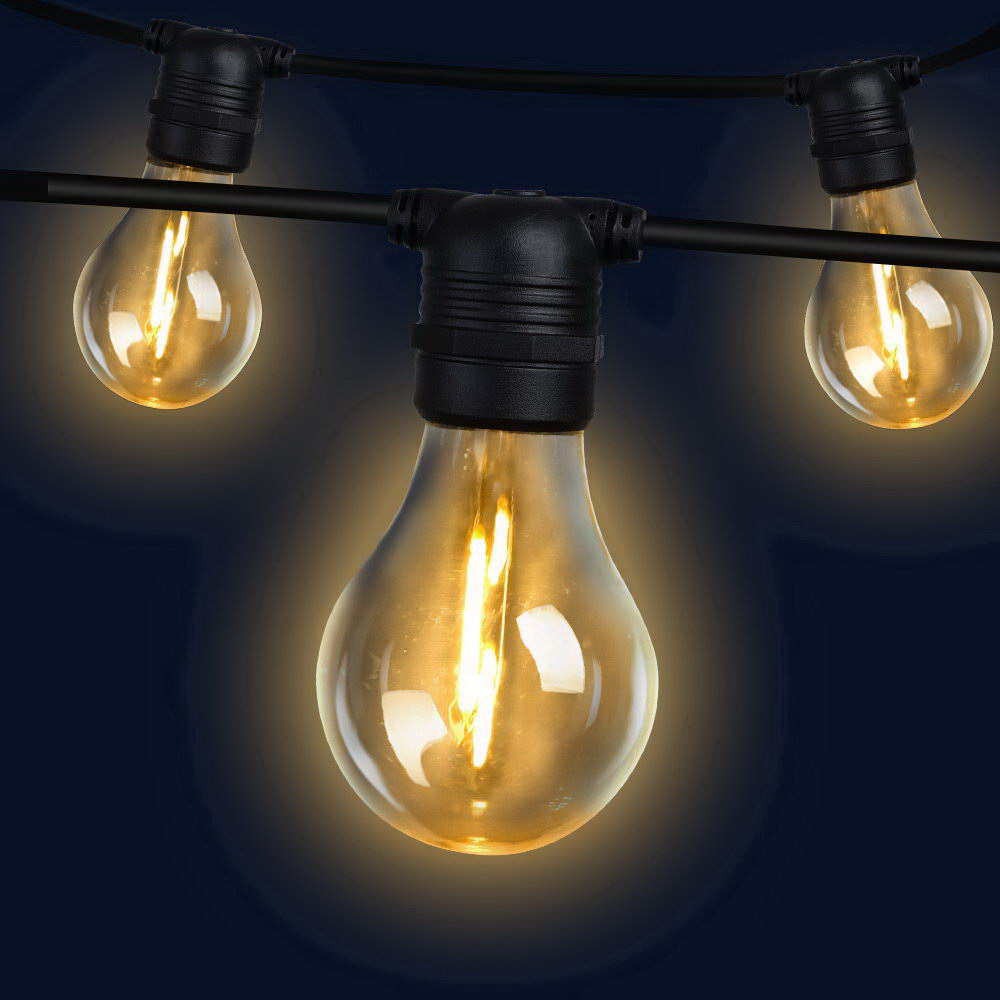 LED Festoon String Lights Outdoor Christmas Decorations Wedding Garden Party