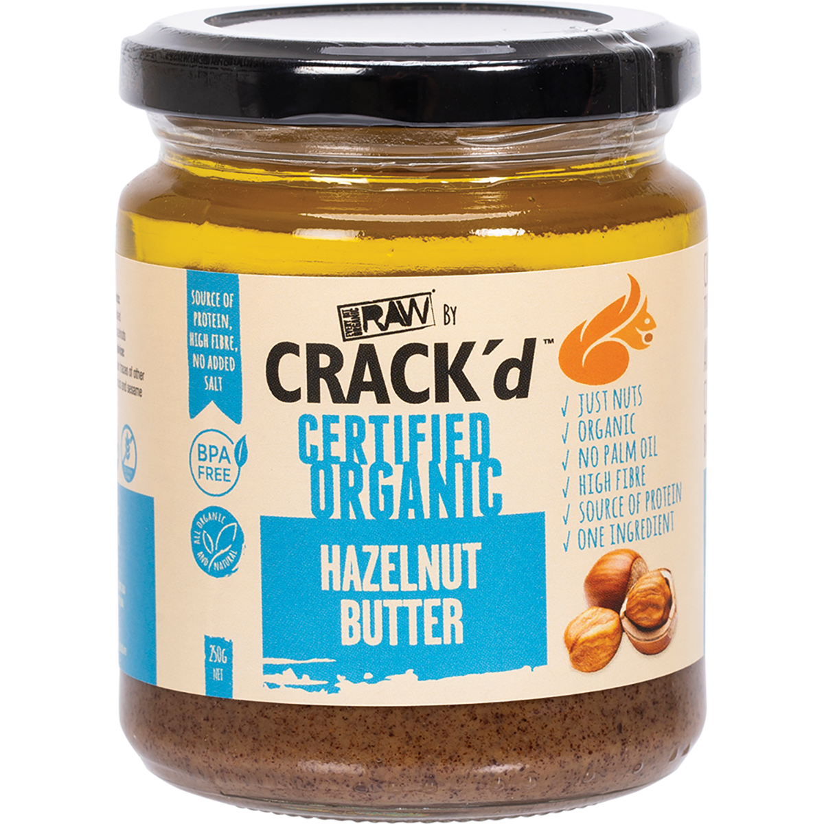 Crack'd Hazelnut Butter 250g