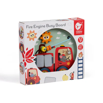 Classic World Busy Board Fire Engine